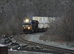 NS 9887 rounds the curve on 264-20